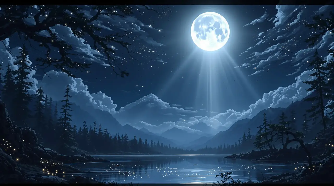 多瑙影院夏夜萤光氛围首屏背景